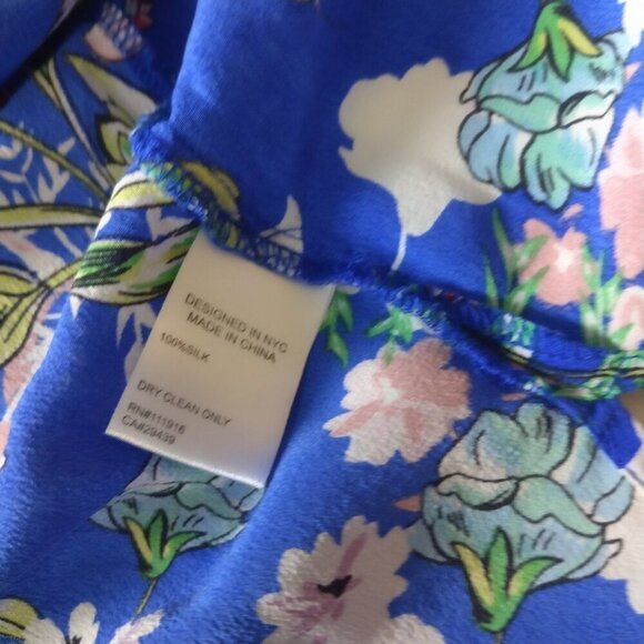 Sunday Funday Women's Small Floral Long Sleeve Pullover Blouse Boho Peasant - Picture 6 of 6